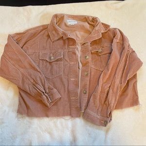 western cord velvet button up